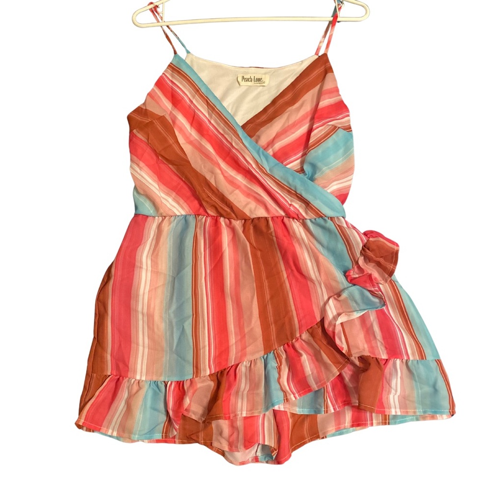 Peach Love Romper